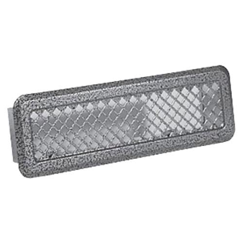 Вентиляционная решетка для камина Darco Р0 65х205 мм Серебро античное (18010002)