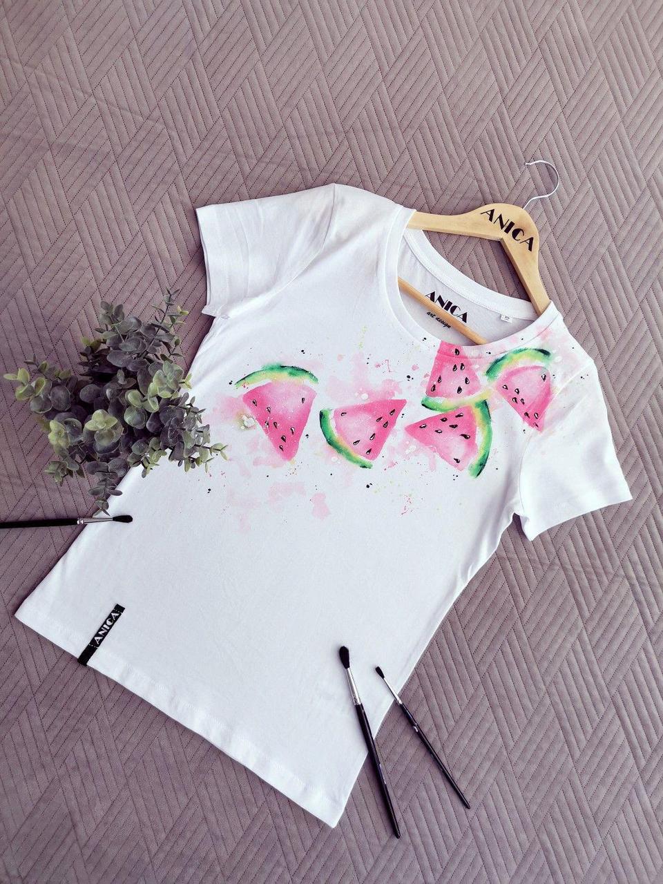 Футболка жіноча з принтом Pin-000-802 повсякденна XL Білий (2664087758) Футболка жіноча з принтом Pin-000-802 повсякденна XL Білий (2664087758)