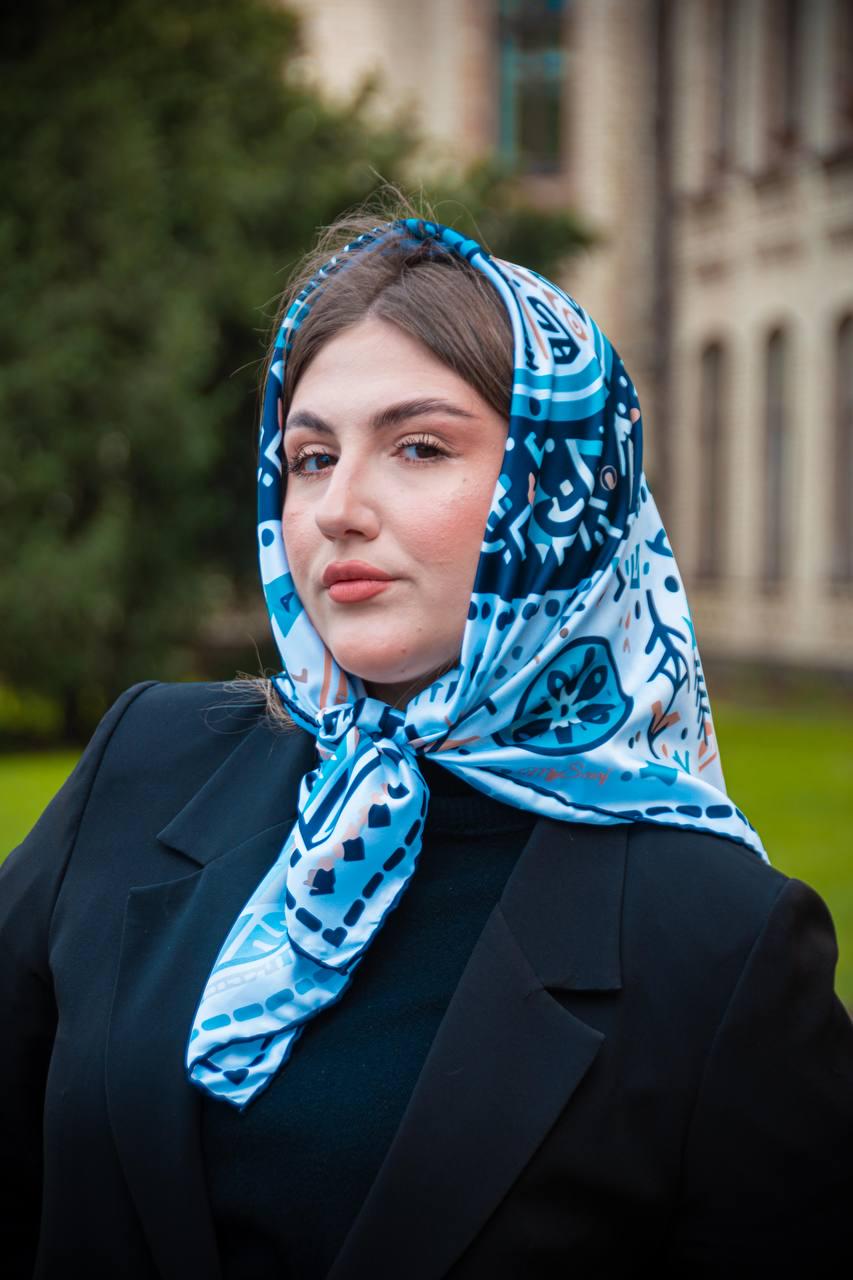 Платок My Scarf Круговорот жизни 90x90 см (27206805)