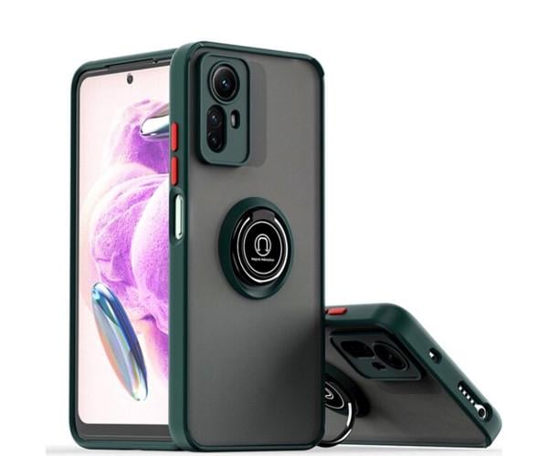 Чехол-накладка TPU Color Matte Ring для Xiaomi Redmi Note 12s Зелёный