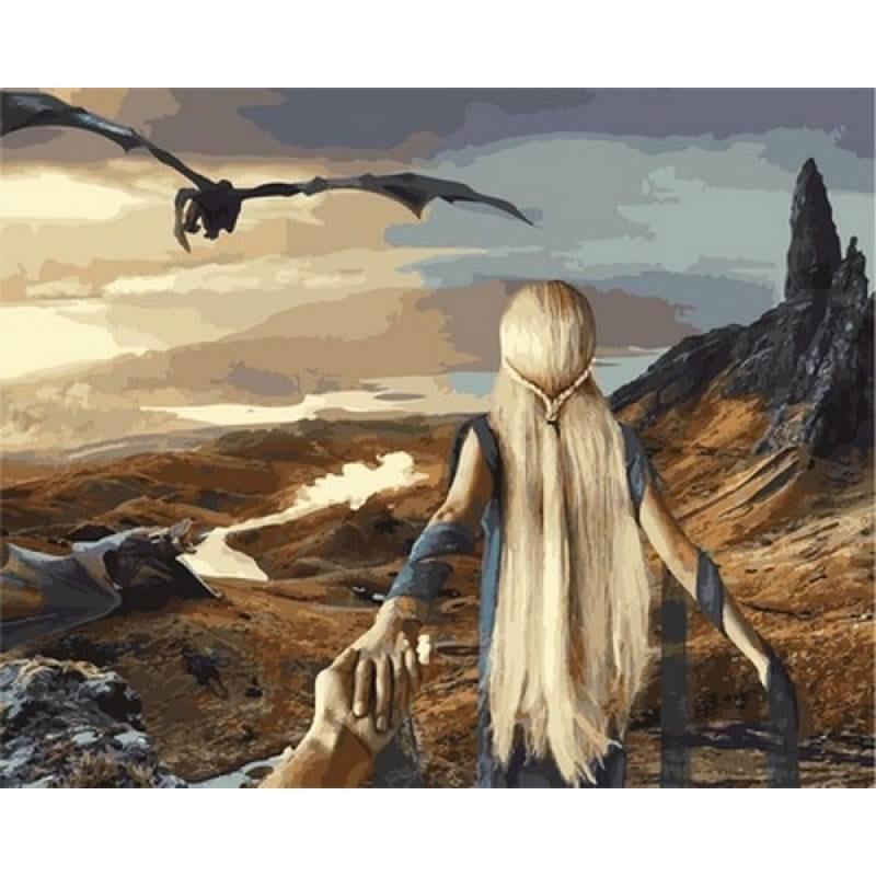 Картина по номерам Babylon Следуй за мной 40x50 см (VP837)