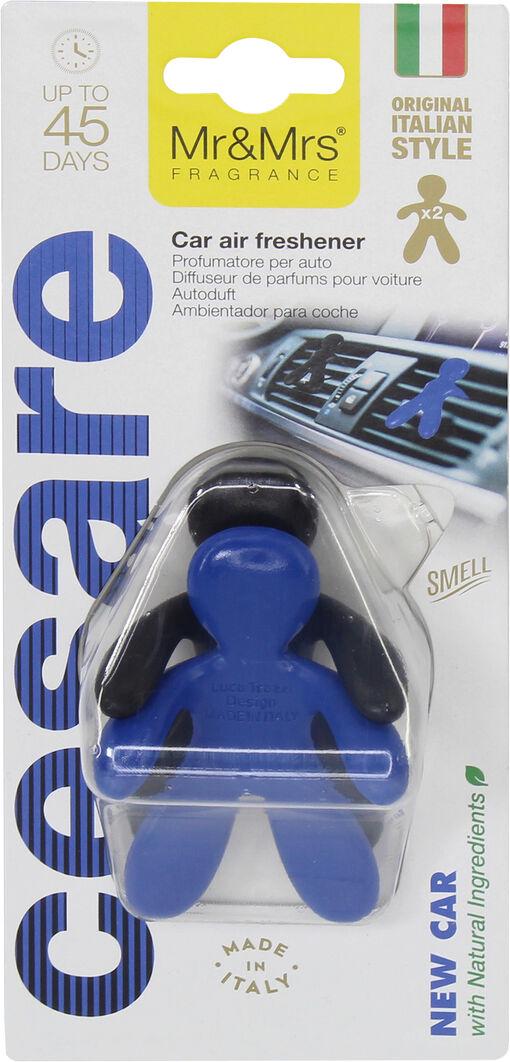 Ароматизатор Mr&Mrs Cesare N.S Set/2 Black&Blue New Car полимерный на дефлектор Ароматизатор Mr&Mrs Cesare N.S Set/2 Black&Blue New Car полимерный на дефлектор