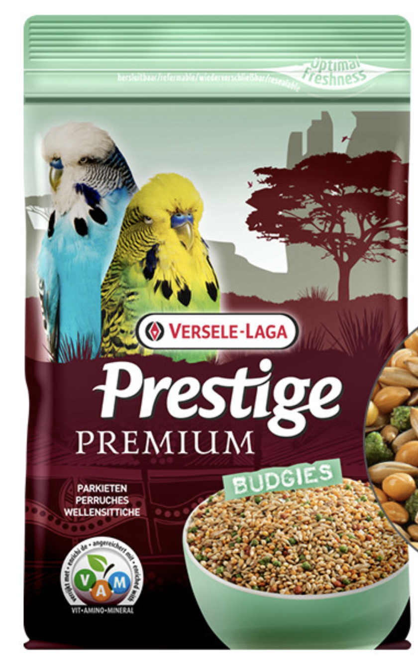 Корм повнораціонний для хвилястих папуг Versele-Laga Prestige Premium Вudgies 800 г (216996)