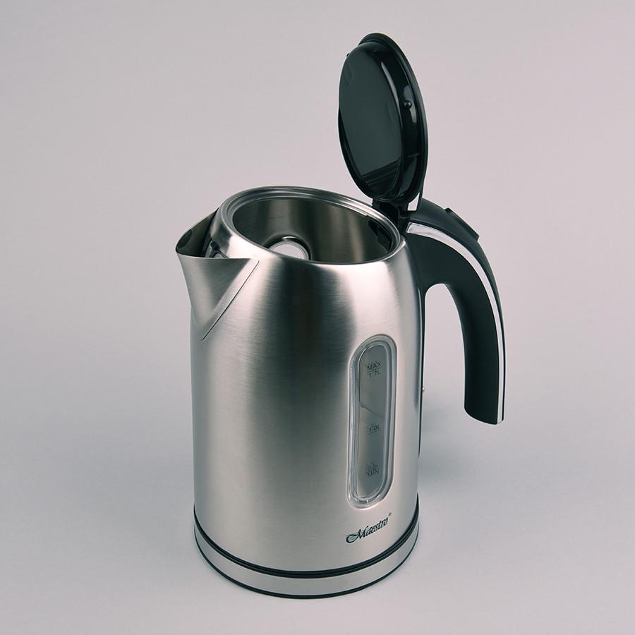 Електрочайник з нержавіючої сталі з дисковим нагрівачем 1,7 л - фото 4 Електрочайник з нержавіючої сталі з дисковим нагрівачем 1,7 л - фото 4