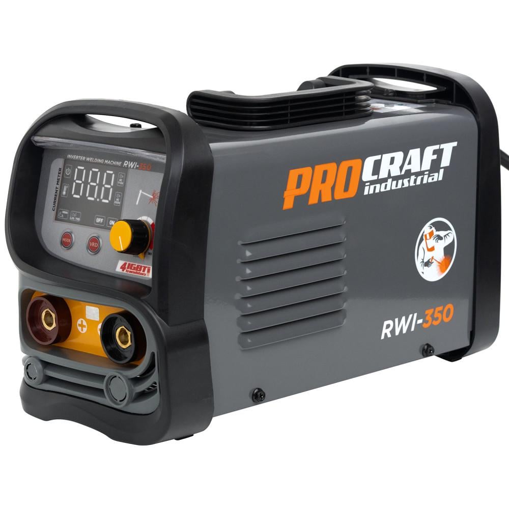 Аппарат сварочный инверторный Procraft Industrial RWI350 2026 MMA/TIG 180А электрод до 5 мм VRD