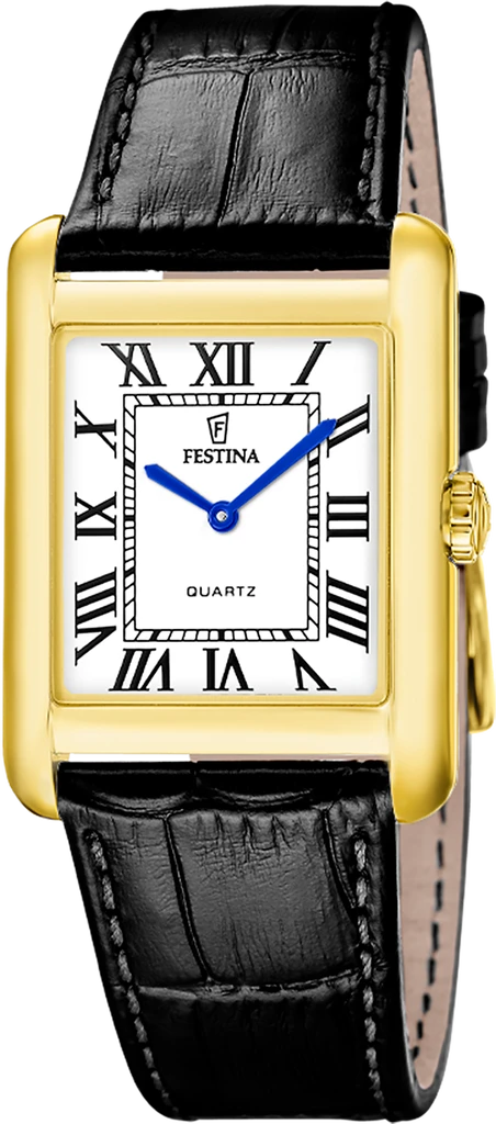 Наручные часы мужские Festina F20772/1 On The Square со стальным корпусом WR 50 м и белым циферблатом