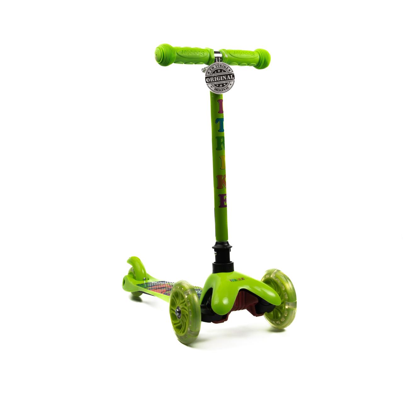 Самокат дитячий триколісний iTrike Mini BB 3-013-4-F-V (BB3-013-4-F-V) - фото 3 Самокат дитячий триколісний iTrike Mini BB 3-013-4-F-V (BB3-013-4-F-V) - фото 3