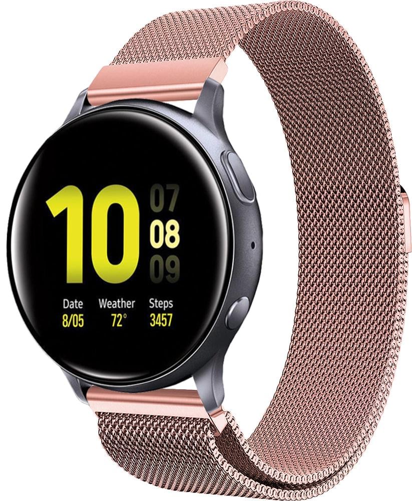 Ремешок Миланская Петля Milano для Galaxy Watch Active 2 40/44 мм Pink (33350-31)