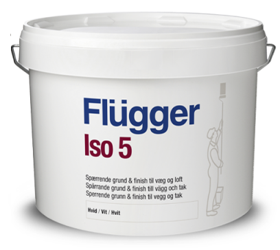 Краска изолирующая Flugger Iso 5 Primer&Finish алкидная 10 л (76515)