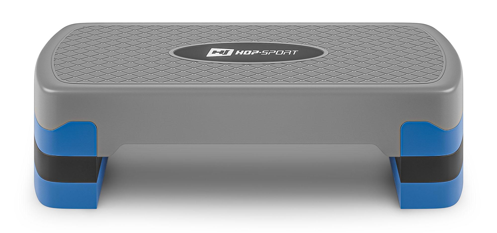 Степ платформа Hop-Sport HS-PP020AS Серый/Синий - фото 2 Степ платформа Hop-Sport HS-PP020AS Серый/Синий - фото 2
