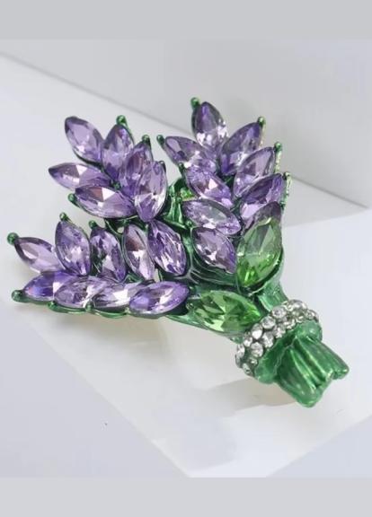 Брошка Букет лаванди Бузковий (8494609)