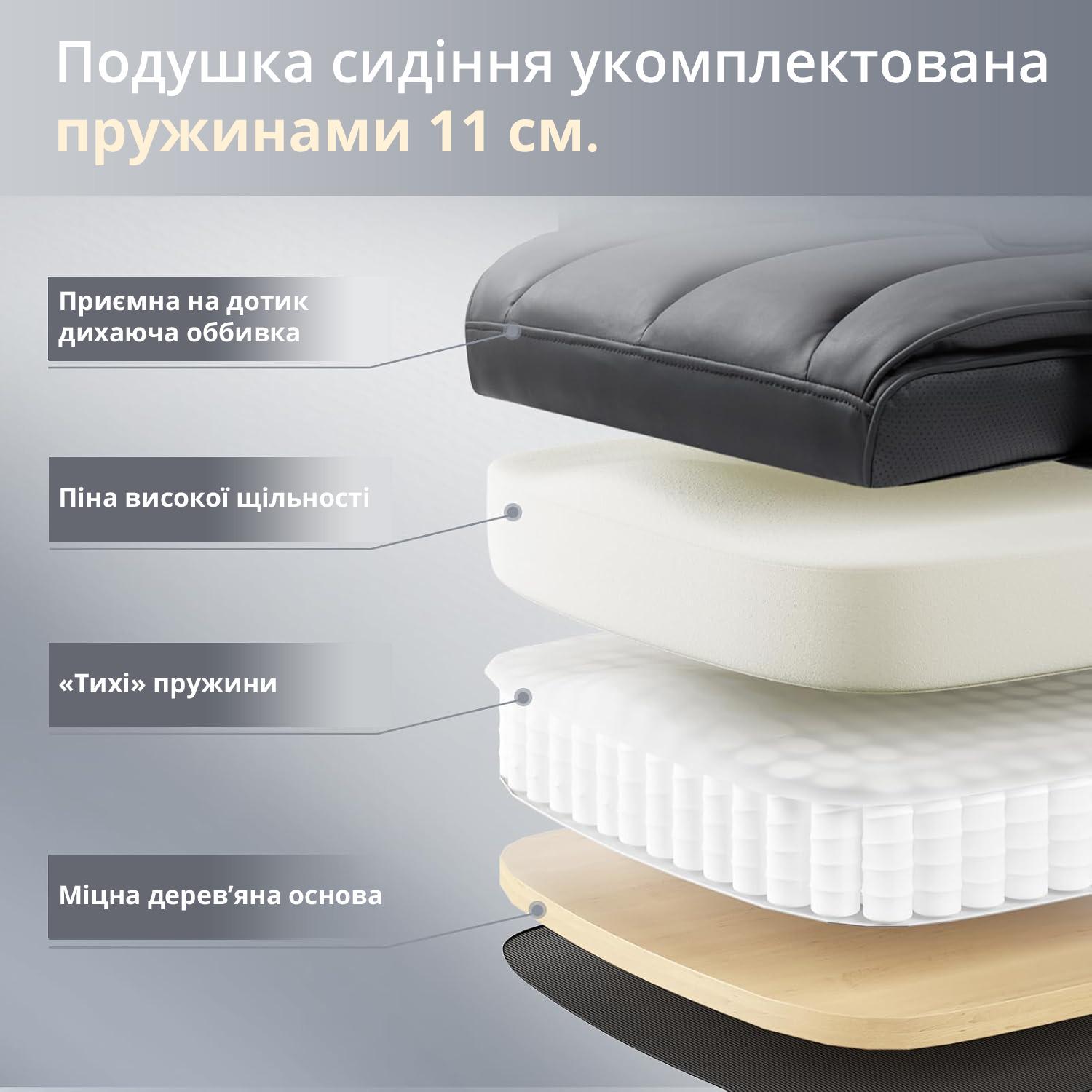 Офисное кресло GT Racer B-2511 Fabric Gray (1606) - фото 9