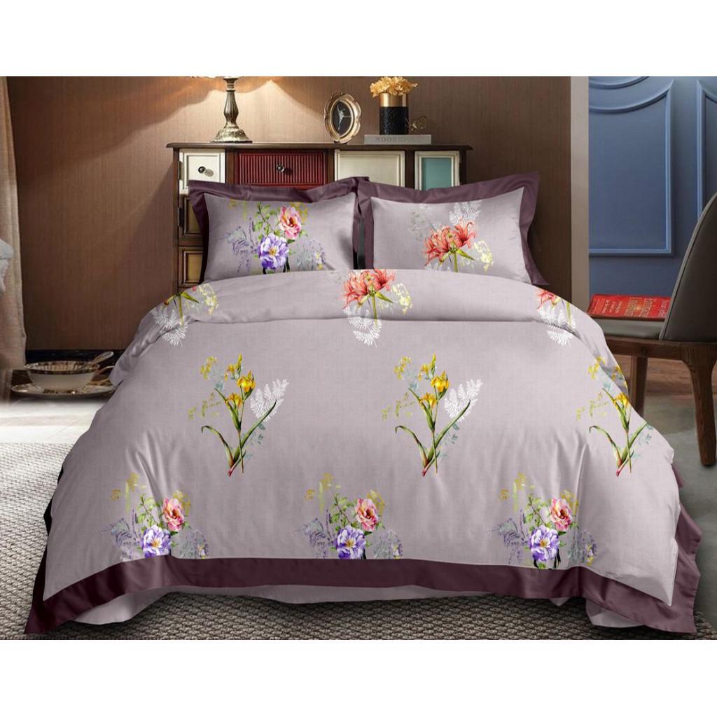 Комплект постельного белья MirSon 22-1249-1 Wild flower Сатин 175х210 см (2200004107561)