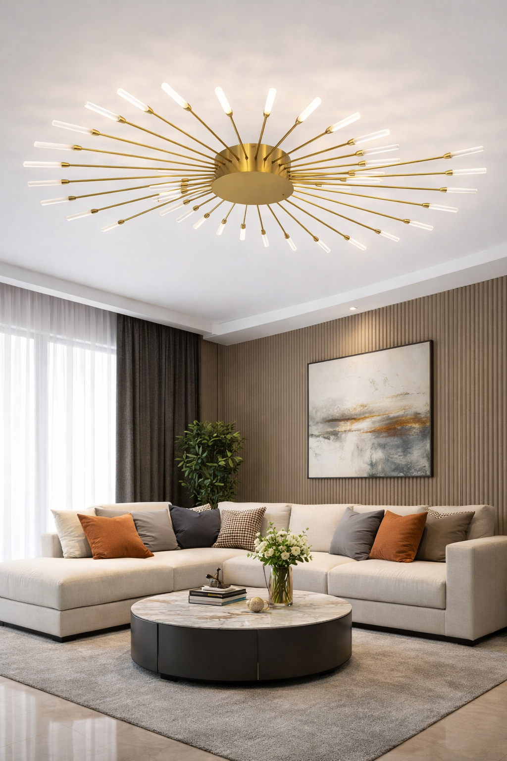 Люстра Radiant Sun LED 52W (42 20218/42GD)