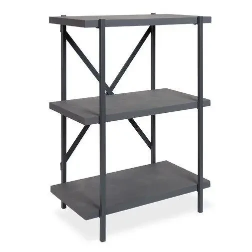Стелаж Loft NS-428 для роботи та кабінет Чорний (3075781364)
