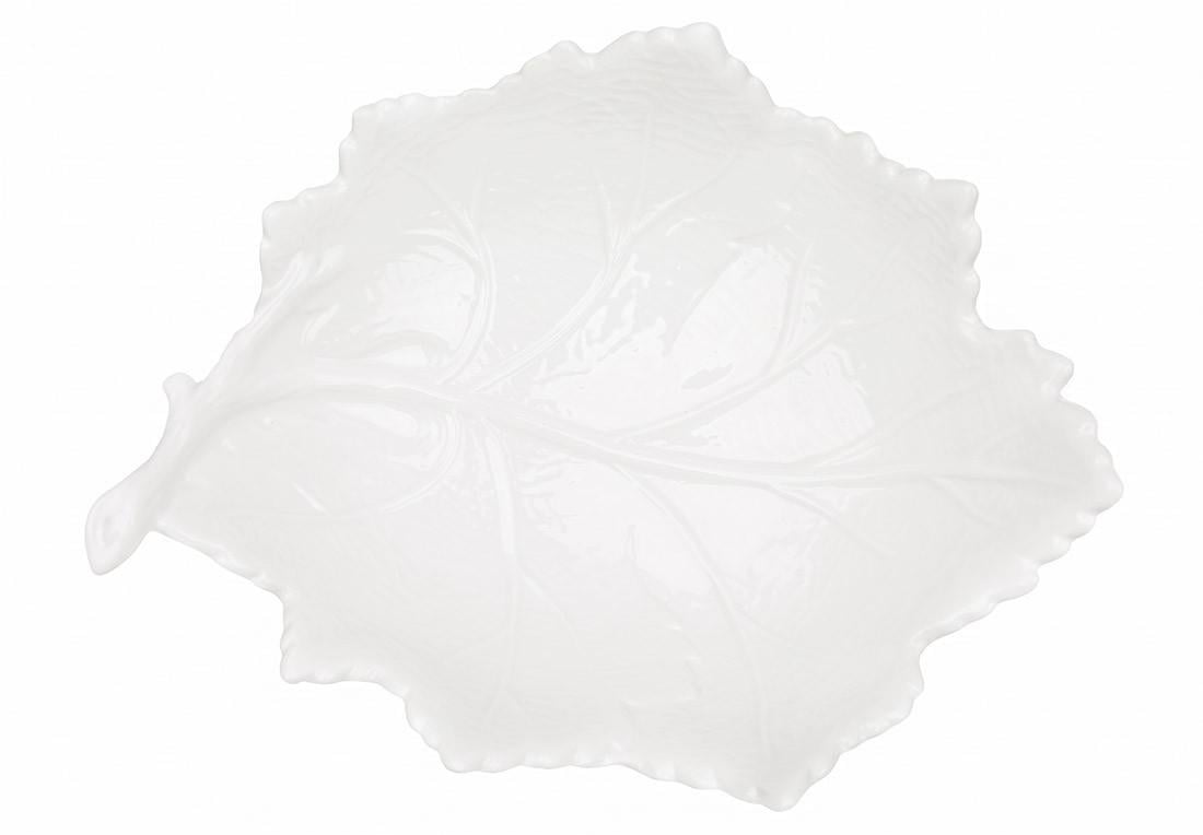 Салатник Bona Di Leaf порцеляновий у формі листа 30,3 см (988-551)