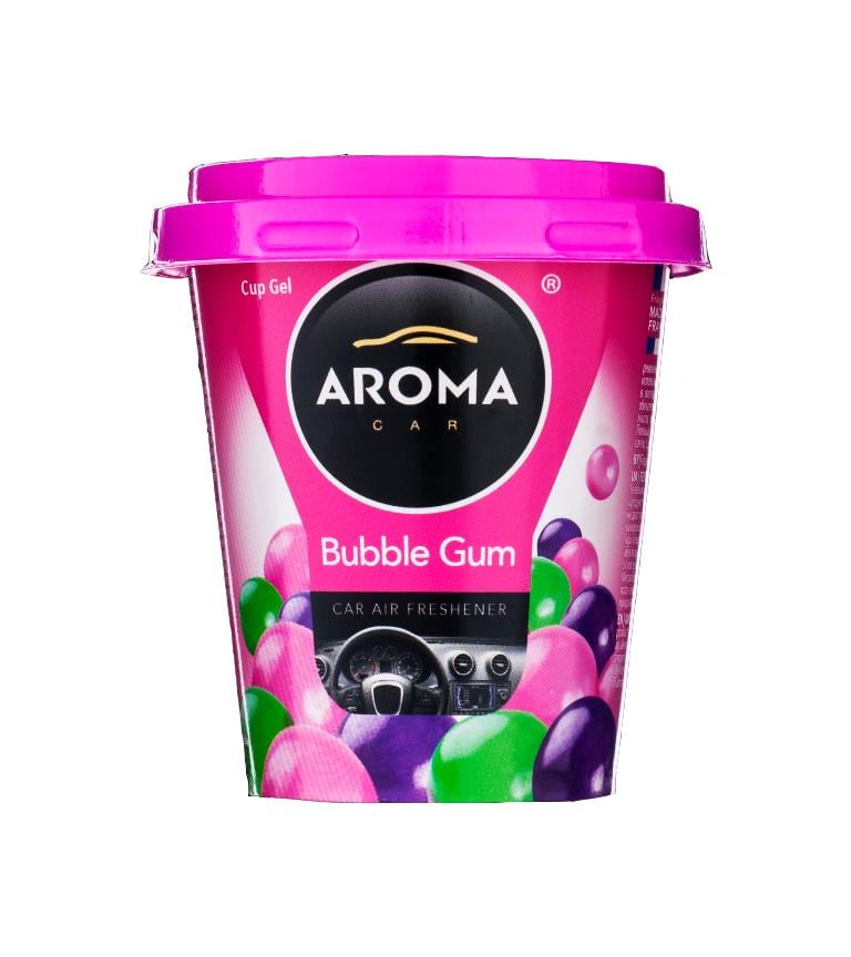 Ароматизатор Aroma Car CUP Gel Bubble Gum 130 г (92778)