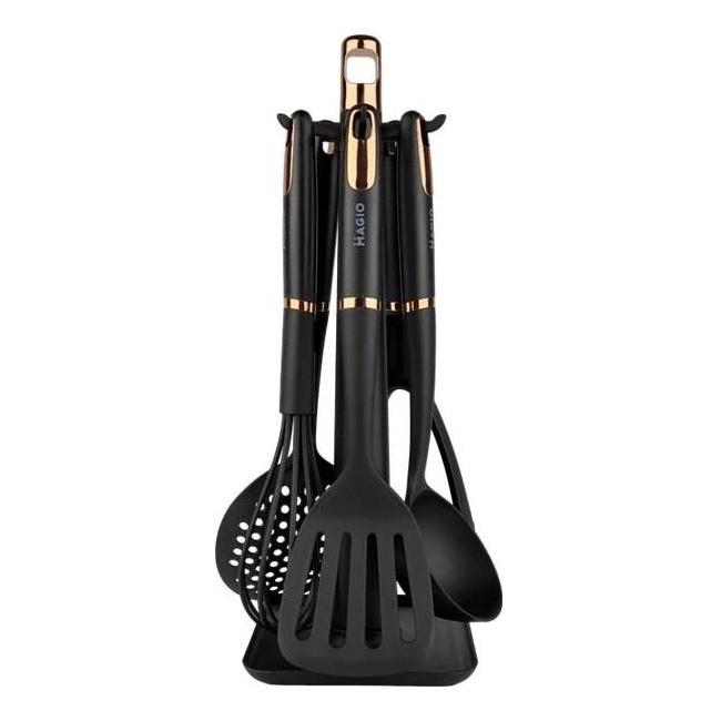 Кухонний набір приладдя Magio MG-1126 Black (iz15005)