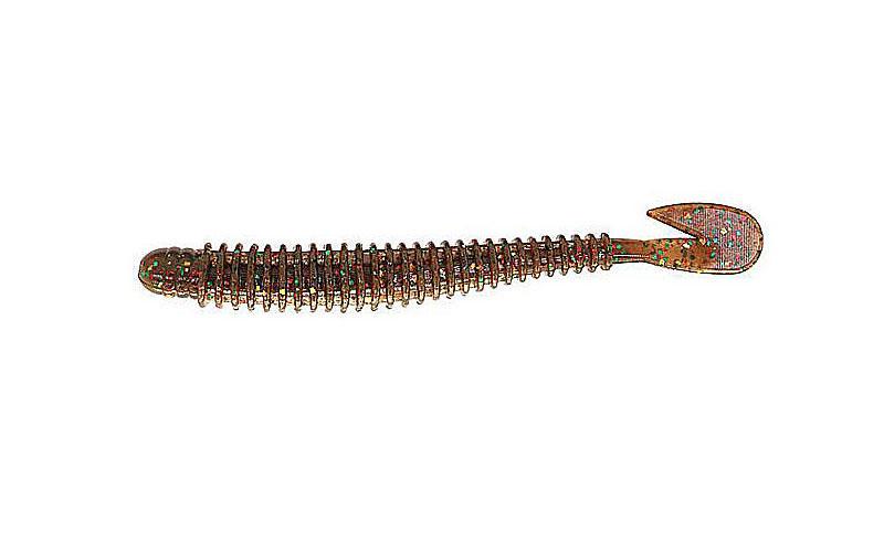 Силиконовый виброхвост Reins Rockvibe Saturn №404 съедобный 4" 12 шт. Sculpin (6094)