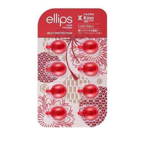 Ампулы для волос Ellips Hair Vitamin Lady Shiny With Cherry Blossom мягкость сакуры 8 шт. (ELL0007-8)