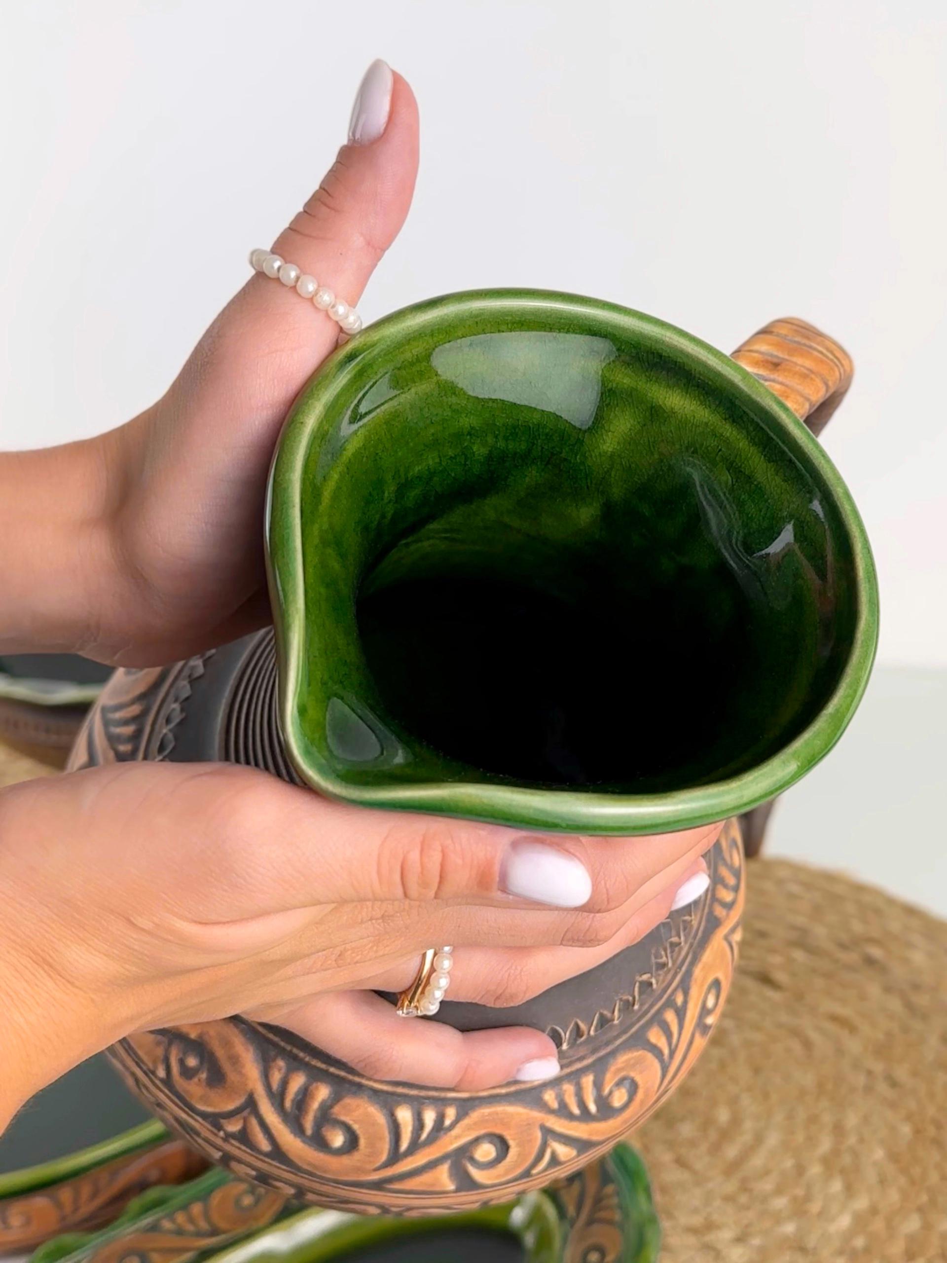 Набор глиняной посуды для горячих блюд на 4 человек Гражда Коричневый (17019-13) - фото 7 Набор глиняной посуды для горячих блюд на 4 человек Гражда Коричневый (17019-13) - фото 7