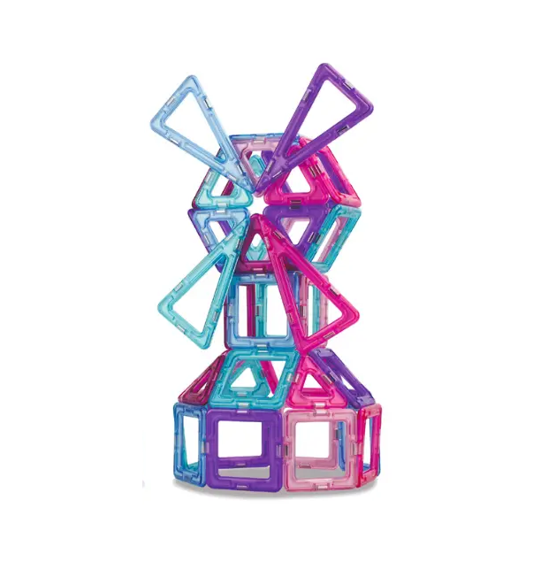 Детский магнитный конструктор Limo Toy LT8003 62 детали цветные конструкции (2444778883)