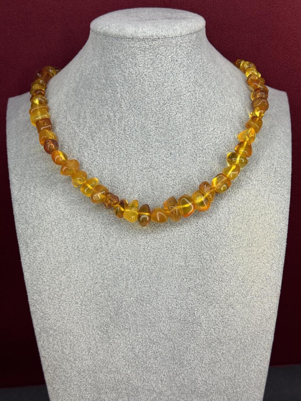 Бусы из янтаря лечебные 48 см (н-707)