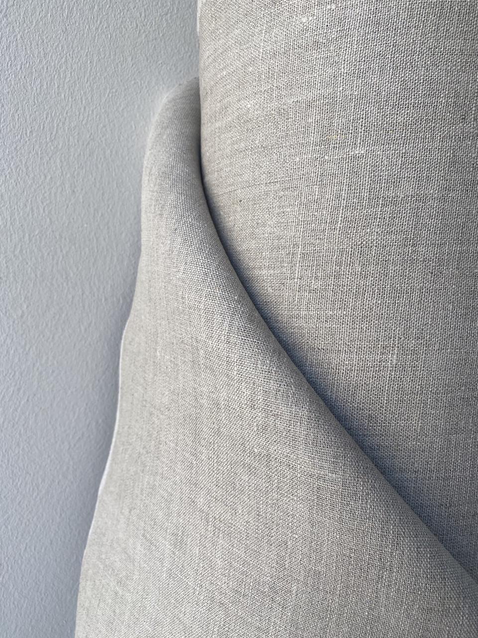 Ткань скатертная LINEN PLUS льняная некрашеная 155 см 330 Серый - фото 7 Ткань скатертная LINEN PLUS льняная некрашеная 155 см 330 Серый - фото 7
