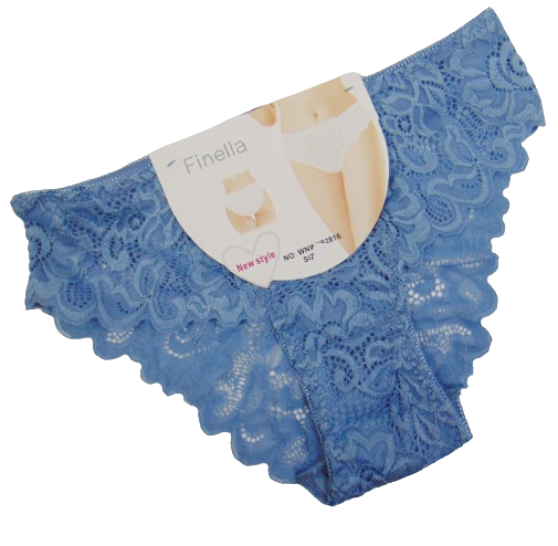 Трусы кружевные Finella 82816 L Синий