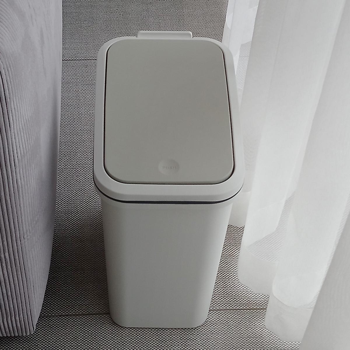 Відро для сміття MVM BIN-04 з кришкою 10 л Сірий (BIN-04 10L GRAY) - фото 5