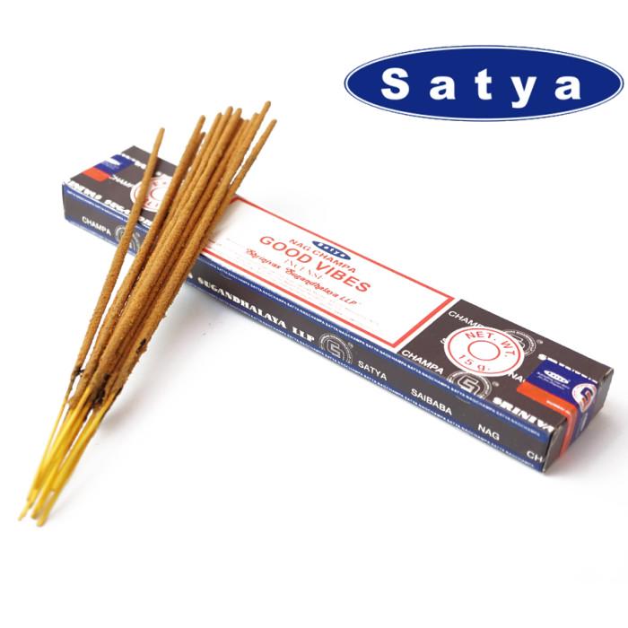 Аромапалочки Satya Good Vibes Волны позитива 15 г - фото 2 Аромапалочки Satya Good Vibes Волны позитива 15 г - фото 2