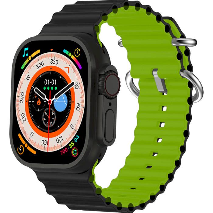 Смарт-часы Media-Tech Fusion MT872 Черно-зеленый (617610)