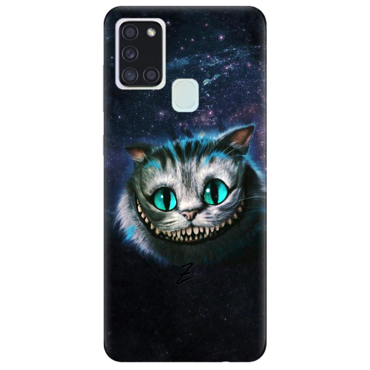 Силиконовый чехол Zorrov для Samsung Galaxy A21s - Cheshire Cat (14100040085087645)