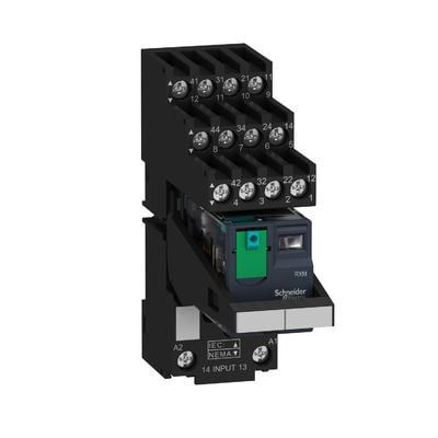 Реле проміжне Schneider Electric Zelio Relay 4CO 24V DC 6A (RXM4AB1BDPVS) Реле проміжне Schneider Electric Zelio Relay 4CO 24V DC 6A (RXM4AB1BDPVS)
