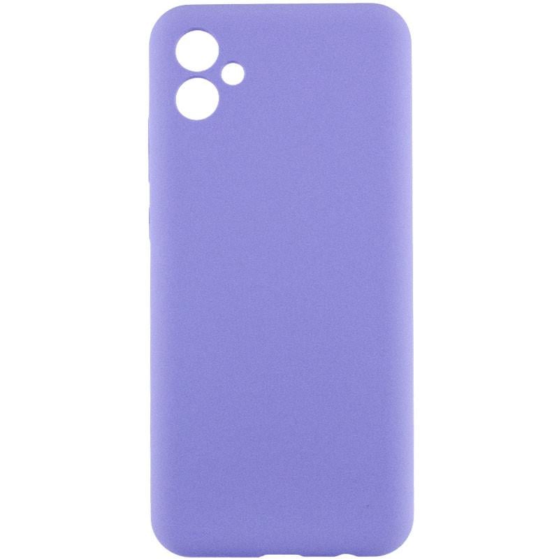 Противоударный чехол Silicone Cover Lakshmi Full Camera (AA) для Samsung Galaxy A06 сиреневый/Dasheen