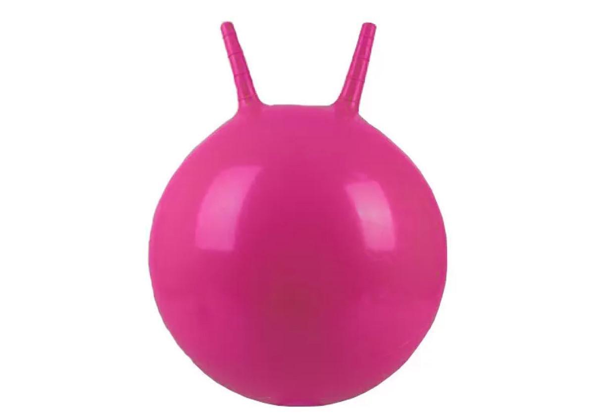 М'яч для фітнесу дитячий EasyFit з ріжками 45 см Малиновий (EF-0380-CR)