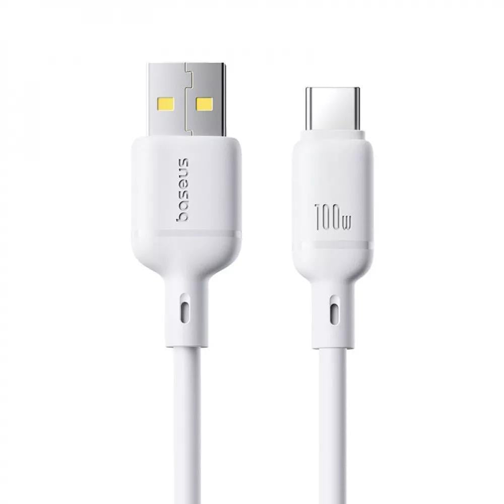 Кабель BASEUS P10377703213-00 USB to Type-C 1 м 2.4A White (26450435)