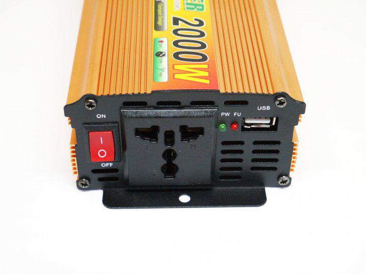 Інвертор для дому/машини AC/DC UKC 24 V 220 V 2000 W (9221416) - фото 3