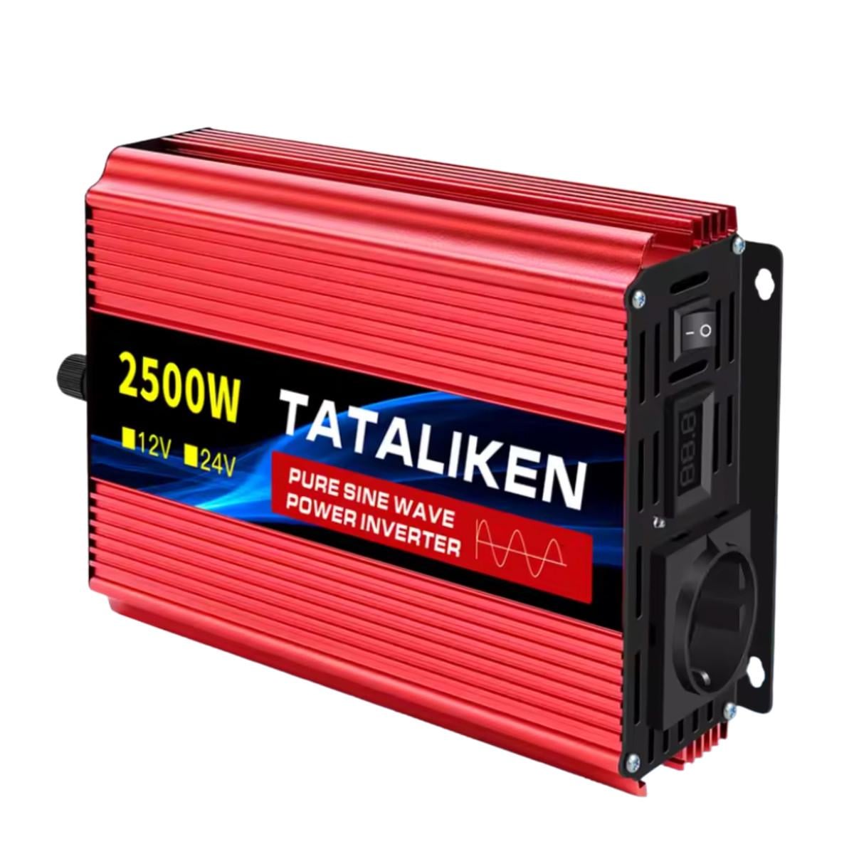 Инвертор Tataliken 12-220V DC/AC 2500 Вт с чистым синусом (3061916254)