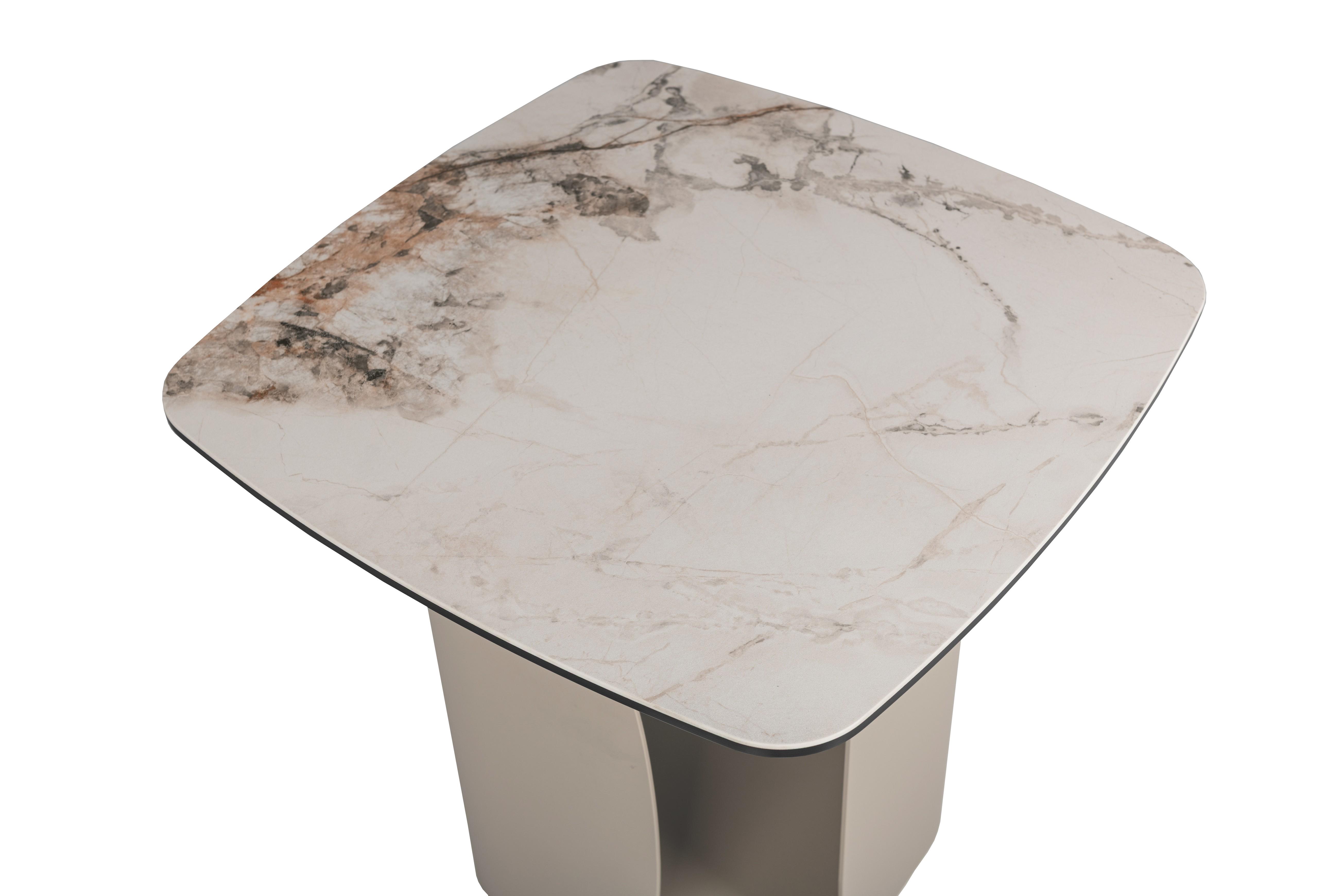 Кофейный стол Кристиано 50х550х550 мм Аврора голд/Бежевый (30986429) - фото 3 Кофейный стол Кристиано 50х550х550 мм Аврора голд/Бежевый (30986429) - фото 3