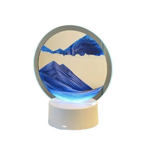 Ночник 3D Сыпучие пески 7 реж. Синий (173)