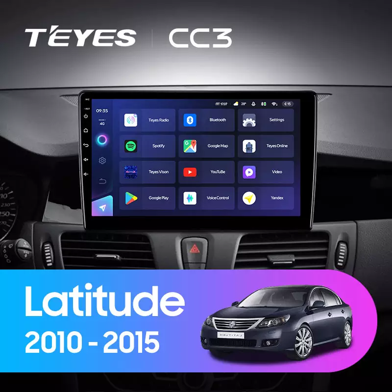 Автомагнитола штатная Teyes CC3 для Renault Latitude 1 2010-2015 Android (1671373977) - фото 3