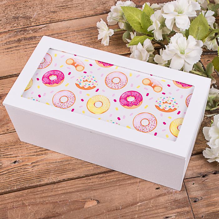 Шкатулка декоративная пончик (4013-15)