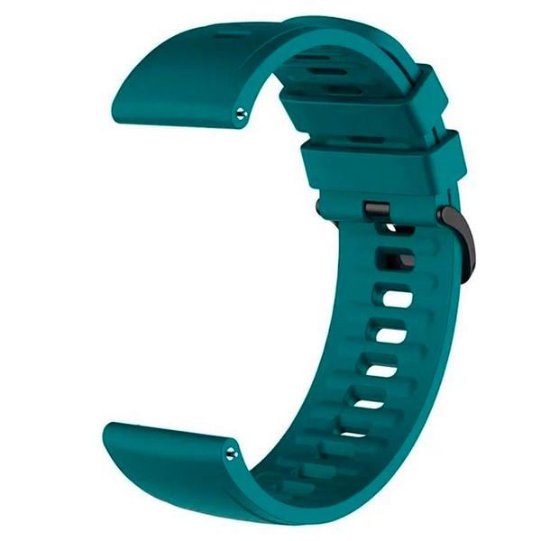 Ремешок силиконовый для Amazfit Haylou Huawei Samsung 22 мм Dark green