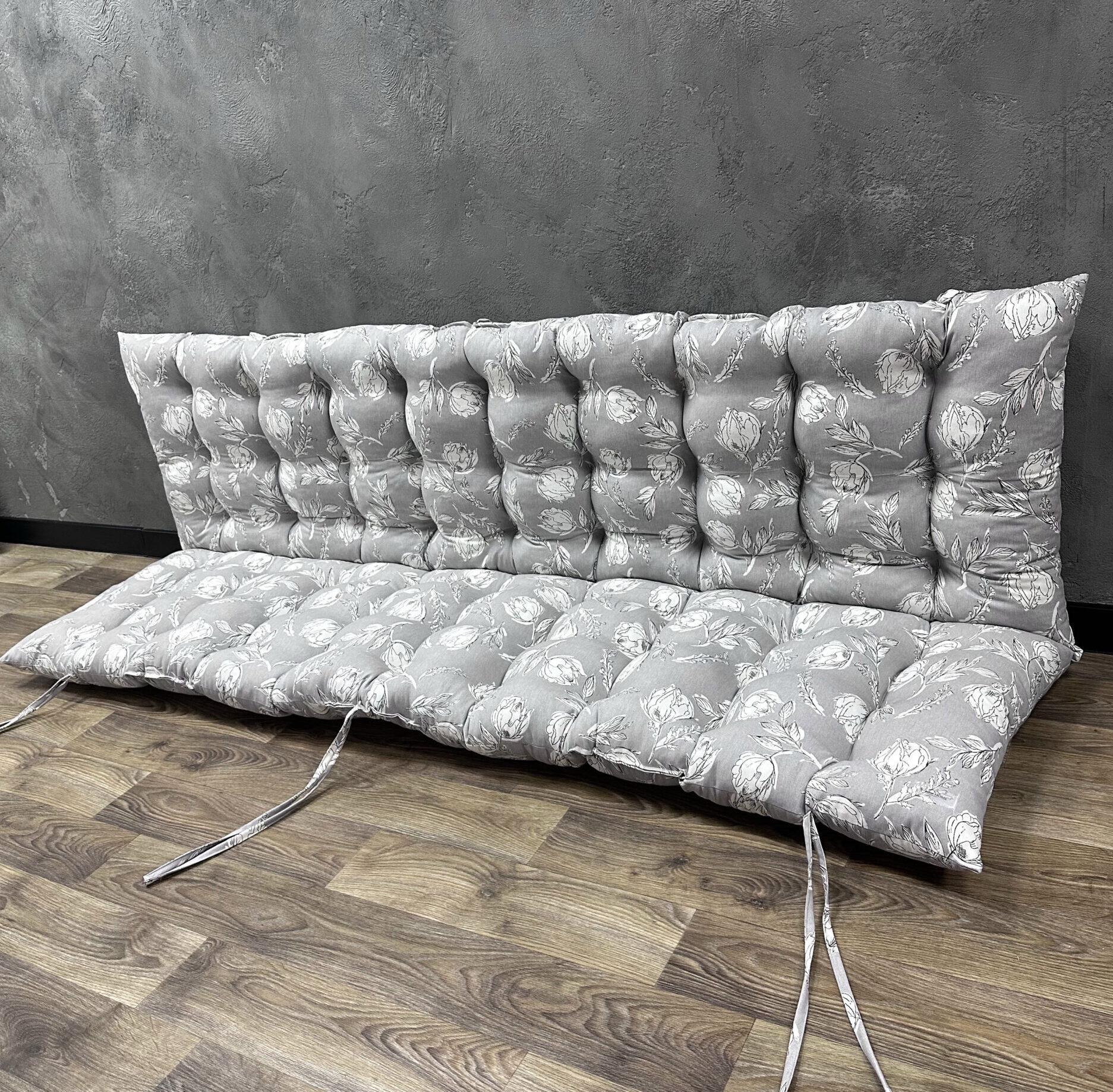 Подушка Comfort Home Artichoke grey 1 на поддоны/качели/каркасы/садовая мебель 150х50х50 см