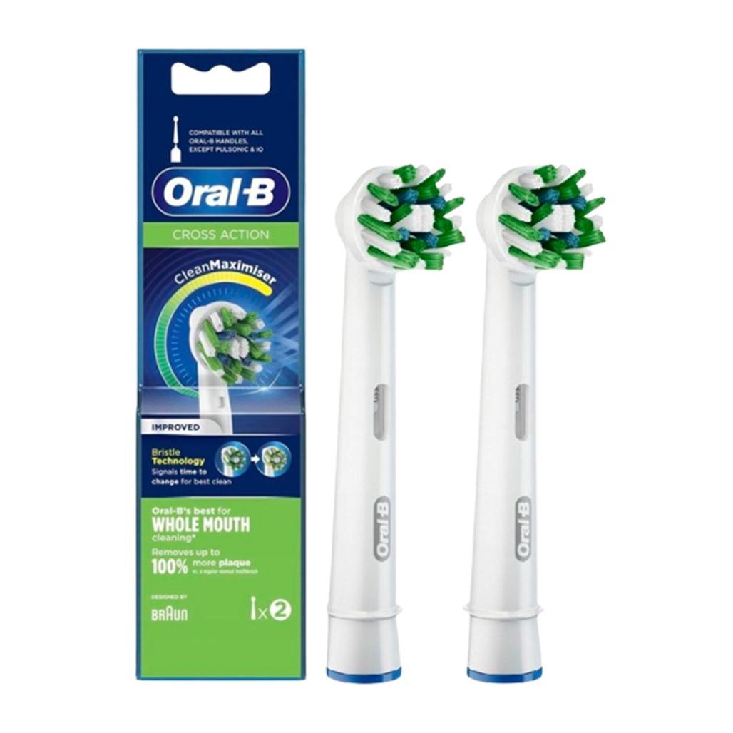 Насадка для зубной щетки Oral-B EB50 Cross Action 2 шт. - фото 1