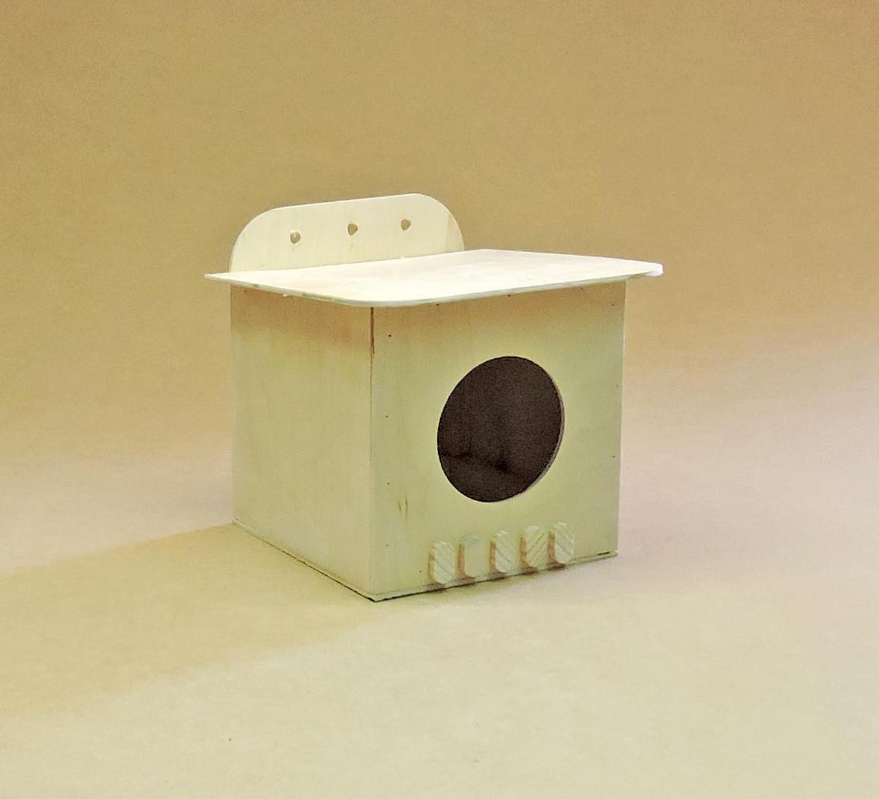 Гнездовье для птиц из дерева Голубь (ГНЗ-000200)