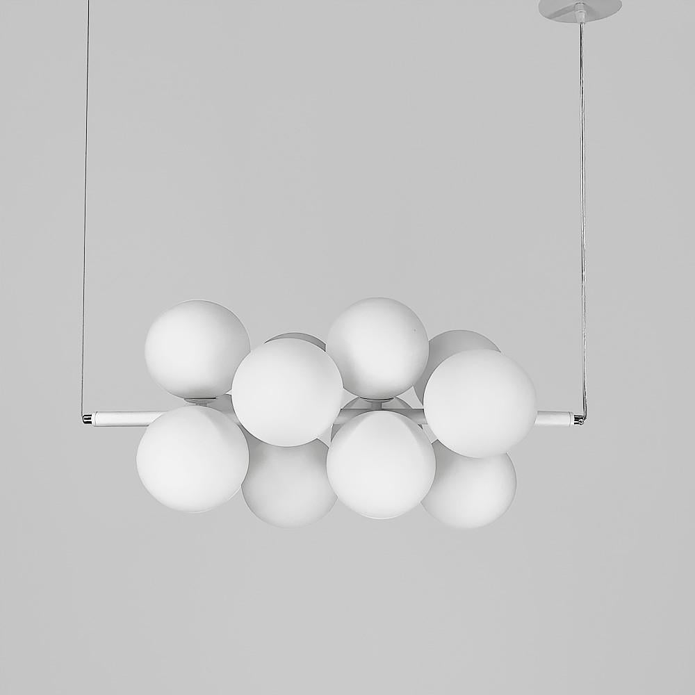 Люстра Holly на 12 плафонов в белом корпусе (s 016/12 Wt/Wt)