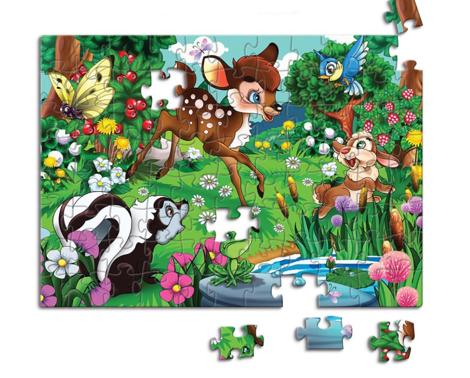 Пазли дитячі Бембі 88 ел. (83286)