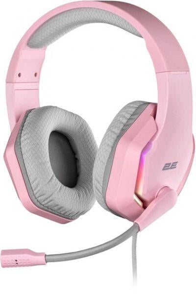 Наушники 2E GAMING HG315 RGB USB 7.1 Pink (2E-HG315PK-7.1)